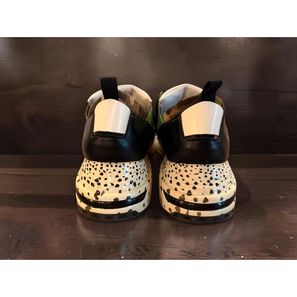 Steve Madden Ridge Cliff Men Size 12 Chunky Sneakers Camo Green Colorblock - Picture 6 of 7